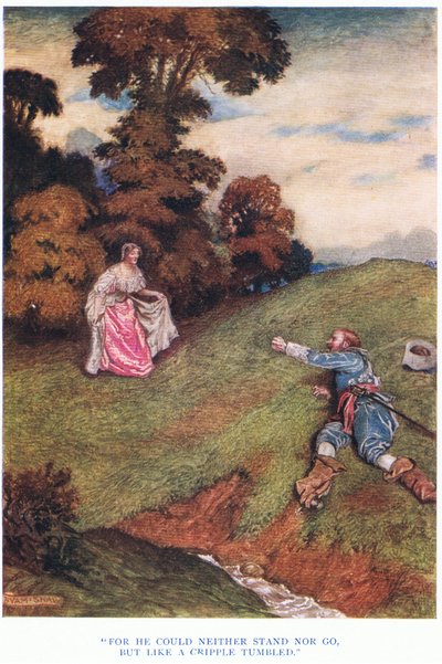 Perché non poteva né stare in piedi né camminare, ma come un invalido cadeva, 1928 da John Byam Liston Shaw